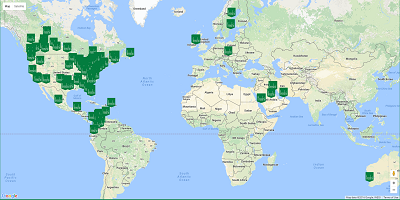 Freshii's global footprint